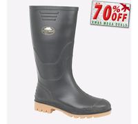 Bottes De Pluie Noires Stormwells Josie Junior Pour Enfants