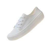 Bottes de pluie pieds nus pour femme, antidérapantes, imperméables, en caoutchouc, coupe-vent, confortables, respirantes, pour le jardin, la pêche et l'extérieur, Blanc., 38 EU