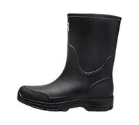 Bottes de pluie pour couple - Style décontracté - Pour homme - Bottes de pluie - Bottes de pluie - Bottes à pied large pour femme, Noir , 40 2/3 EU