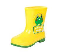 Bottes de Pluie pour Enfants Antidérapant Imperméable Chaussures Botte Caoutchouc Léger Bottines Fille Avec Sympathique Imprimé Lumières clignotantes Convient la saison des pluies