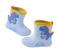 Bottes de Pluie pour Enfants Bottines Impérmeables tendance Semelle Confortable EVA Ultralégères et tanches Légères Flexibles Convient la saison des pluies