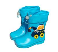 Bottes de pluie pour enfants,garçons et filles,chaussures aquatiques en coton pour bébés et tout-petits,chaussures en caoutchouc pour enfants(sans bottes de Garçons Vert(Blue,29 Little Child)