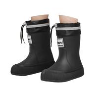 Bottes de Pluie pour Enfants Imperméables et Légères Bottines Chaussures Caoutchouc l'extérieur Style Simple Matériau PVC Détails Réfléchissants Garçons Filles