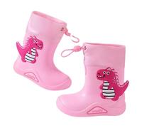 Bottes de Pluie pour Enfants Imperméables et Légères Bottines Mixte Enfant Basic Fille avec Sympathique Imprimé Style Simple Dessin animé Convient la Saison des pluies