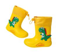 Bottes de Pluie pour Enfants Imperméables et Légères Bottines Mixte Enfant Basic Fille avec Sympathique Imprimé Style Simple Dessin animé Convient la Saison des pluies