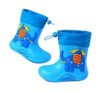 Bottes de Pluie pour Enfants Imperméables et Légères Bottines Mixte Enfant Basic Fille avec Sympathique Imprimé Style Simple Dessin animé Convient la Saison des pluies