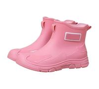 Bottes de Pluie pour Femmes Hommes Extérieur Imperméable l'eau Bottines Sécurité Antidérapant PVC Antidérapantes Confortable Chaussures Jardin Travail en Plein Air Femme