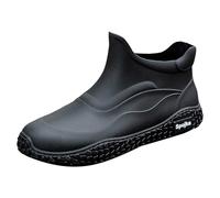 Bottes de Pluie pour Femmes Hommes Extérieur Imperméable l'eau Chaussures et Sécurité Confortables légantes Légère Bottines Doublées Chaudes Homme Mixte Adulte