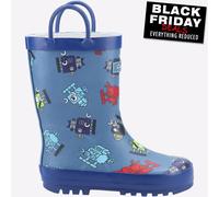 Cotswold Flaque Imperméable Junior Garçons Robot Extérieur Bottes Caoutchouc