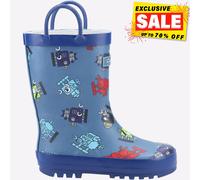 Cotswold Flaque Imperméable Junior Garçons Robot Extérieur Bottes Caoutchouc