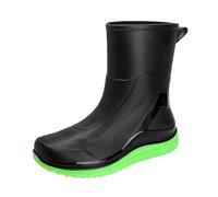 Bottes de pluie pour homme - Imperméables et antidérapantes - Bottes en caoutchouc confortables et respirantes - Bottes de travail d'extérieur résistantes à l'abrasion - Chaussures aquatiques robustes