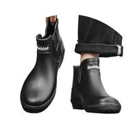Bottes de pluie pour hommes, chaussures de randonnée, de camping, antidérapantes, confortables, mi-mollet, pour les activités quotidiennes#Z