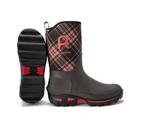 Bottes de pluie Rouchette Clean Plaid Rouge 36
