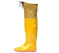 Bottes de Pluie Souples et imperméables for Femmes Hommes, Unisexes, for la pêche en Plein air, Le repiquage, Les Chaussures Aquatiques, Bottes Caoutchouc au-Dessus du Genou pour La Pêche Jardin(35)
