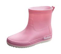 Bottes de Pluie Splash pour Femme Extérieur Imperméable l'eau Chaussures et Sécurité d'eau Basses Doublure en Tissu Travail Plein Air Confortable Antidérapant