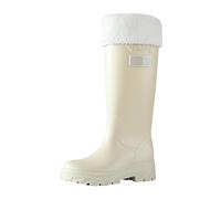 Bottes de Pluie Splash pour Femme Extérieur Imperméable l'eau Dessus Rond Chaussures en Caoutchouc Unisexes Courtes Tendance Sécurité au Travail Formateurs Antidérapantes Confortable Antidérapant