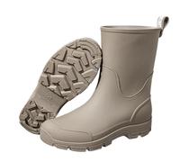 Bottes de Pluie Splash pour Femme Rain Boot Légère Imperméables Confort Montante Confortables légantes Tendance Sécurité au Travail Formateurs Protective Footwear Dull