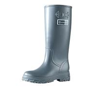Bottes de Pluie Splash pour Femme Travail Imperméables Dessus Rond Chaussures PVC Antidérapantes Doublure en Tissu Doublées Chaudes Homme Courtes Caoutchouc