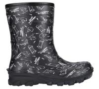Bottes de pluie thermique enfant Zigzag Cenerki Noir 35