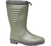 Bottes de pluie unies StormWells, haut avec cordon de serrage DF1032 (44 EU) (Vert/Noir)