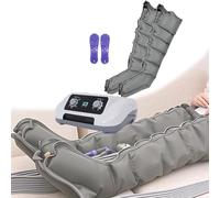 Bottes De Pressothérapie 6 Cavités, Appareil Pressothérapie, Masseur Électrique De Compression D'Air Pour Pieds Et Mollets, pour la Circulation, La Douleur, La Relaxation