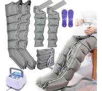Bottes De Pressothérapie 6 Cavités De Pression D'air Soulager La Douleur, Pressotherapie Jambes Et Ventre, Drainage Lymphatique Jambes, De La Douleur Relaxation