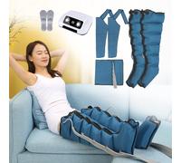 Bottes De Pressothérapie 6 Cavités, Drainage Lymphatique Jambes, Appareil De Massage, Jambes Pieds Fatigués, Massage Et Relaxation, Pressotherapie Jambes Et Ventre Et Bras
