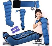 Bottes De Pressothérapie 6 Cavités, Drainage Lymphatique pour Jambes, Pressotherapie Jambes et Ventre et Bras, Pressothérapie Machine de Drainage Lymphatique De Pression d'air