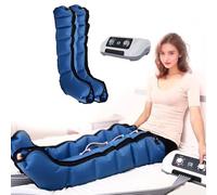 Bottes de pressothérapie, 6 cavités, masseur électrique de compression d'air pour drainage lymphatique et traitement du lymphœdème