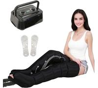 Bottes de pressothérapie, 6 cavités, masseur électrique de compression d'air pour drainage lymphatique et traitement du lymphœdème