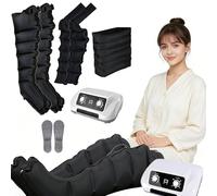 Bottes De Pressothérapie ︱ Drainage Lymphatique Jambes ︱6 Chambre à Air Appareil Pressotherapie Jambes Et Ventre Et Bras Pieds︱Machine Botte Pressotherapie ︱Massage Mollet (L 2 legs+waist+2arms)