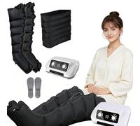 Bottes De Pressothérapie ︱ Drainage Lymphatique Jambes ︱6 Chambre à Air Appareil Pressotherapie Jambes Et Ventre Et Bras Pieds︱Machine Botte Pressotherapie ︱Massage Mollet (L 2 legs+waist)