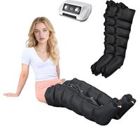 Bottes de Pressothérapie Drainage Lymphatique pour Massage Jambes, Circulation Lymphatique, Masseur à Compression d'air pour Jambes/Bras/Taille, Appareil Massage Mollet