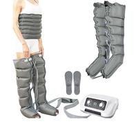 Bottes de pressothérapie et drainage lymphatique, 6 cavités, pour la circulation des bras, des jambes, de la taille, des pieds, des chevilles, des mollets, de la douleur, pour se détendre, 2 jambes +