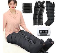 Bottes De Pressothérapie Pour Jambes - 6 Cavités - Bottes Pressothérapie Drainage Lymphatique Appareil De Massage Soulagement De La Fatigue Des Jambes Et Des Pieds