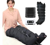 Bottes De Pressothérapie Pour Jambes - 6 Cavités - Bottes Pressothérapie Drainage Lymphatique Appareil De Massage Soulagement De La Fatigue Des Jambes Et Des Pieds