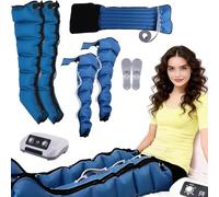 Bottes de pressothérapie pour jambes 6 chambres, Pressotherapie Jambes Et Ventre Et Bras, Masseur Jambes Drainage Lymphatique, Appareil Pressothérapie, Botte de Compression Drainage Lymphatique