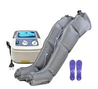 Bottes de pressothérapie pour jambes, appareil de massage à 6 chambres pour drainage lymphatique, pressothérapie pour jambes, ventre et bras, favorisant la circulation et la relaxation musculaire