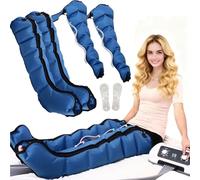 Bottes de Pressothérapie pour Jambes Fatiguées Améliore la Circulation - Pressothérapie pour la Maison - Masseur des Pieds et des Jambes - Machine de Drainage Lymphatique