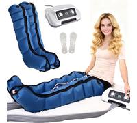 Bottes de Pressothérapie pour Jambes Fatiguées Améliore la Circulation - Pressothérapie pour la Maison - Masseur des Pieds et des Jambes - Machine de Drainage Lymphatique