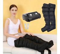 Bottes De Pressothérapie Pour Les Jambes, Compression D'air À 6 Cavités, Appareil Pressothérapie De Massage Pour Les Jambes, Drainage Lymphatique, Circulation, Gonflement, Relaxation