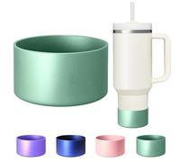 Bottes de protection en silicone avec lustre mat métallique, compatible avec les bouteilles d'eau Stanley/Simple Modern de 590 à 1200 ml, 340 à 700 ml et autres gobelets avec housse antidérapante de 7