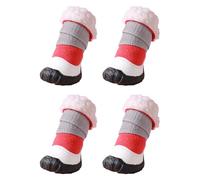 Bottes De Protection Pour Pattes De Chien - Velours 4x3x8cm | Chaussures Chaudes Pour Animal De Compagnie | Petits Souliers Pocur Canidés Poxur Promenades Hivernales, Activités Extérieures Et Bien-êtr