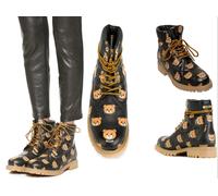 Bottes De Randonnée Combat En Quilted Moschino Teddy Bear Deadstock 36