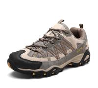 Bottes de Randonnée Couple en Mesh Respirant, Chaussures de Marche Imperméables Anti-dérapant Style Rétro Semelle Intermédiaire Amortissante pour Escalade en Montagne et sur Rocher Confort Longue