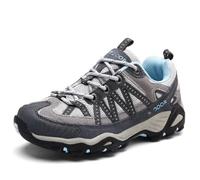 Bottes de Randonnée Couple en Mesh Respirant, Chaussures de Marche Imperméables Anti-dérapant Style Rétro Semelle Intermédiaire Amortissante pour Escalade en Montagne et sur Rocher Confort Longue