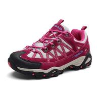 Bottes de Randonnée Couple en Mesh Respirant, Chaussures de Marche Imperméables Anti-dérapant Style Rétro Semelle Intermédiaire Amortissante pour Escalade en Montagne et sur Rocher Confort Longue