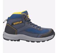 Caterpillar Elmore Hommes Mi Travail Extérieur Sécurité Randonneur Bottes Marine