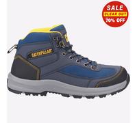 Caterpillar Elmore Hommes Mi Travail Extérieur Sécurité Randonneur Bottes Marine