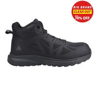 Amblers Bottes de randonnée de sécurité pour hommes à lacets noires